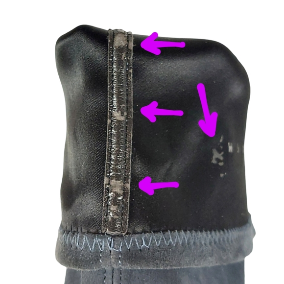 Stuart Weitzman Gray Suede Gold Tone Heeled Boots - Picture 17 of 17